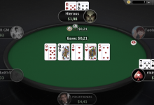 Первые три общие карты в покере