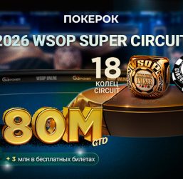 ПОКЕРОК разыграет 18 колец в серии WSOP Super Circuit