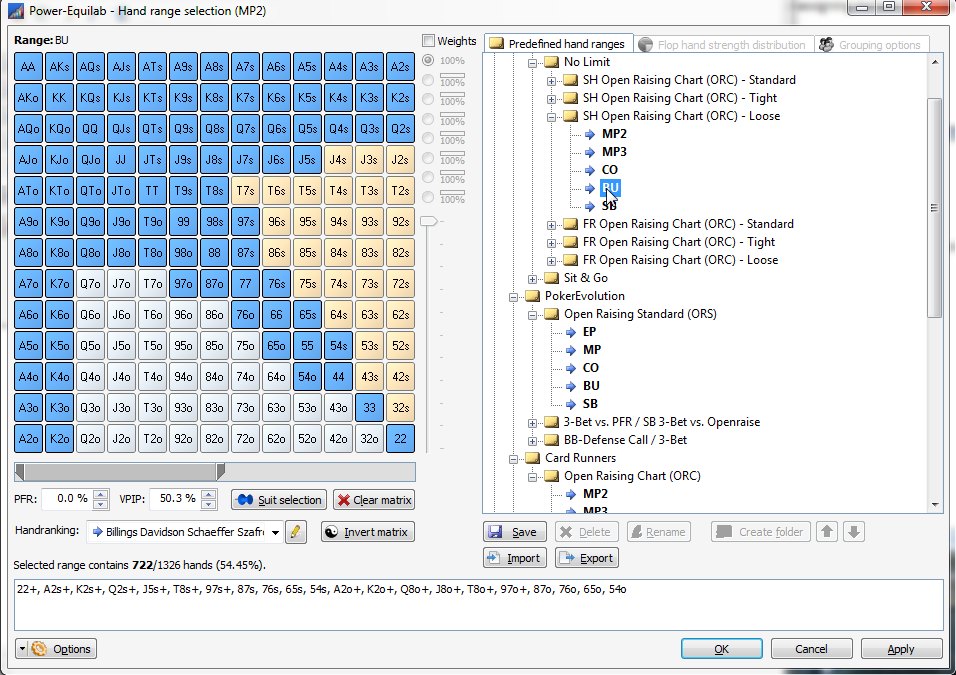 Selection range. POKERSTRATEGY Equilab. Покер Equilab. Power Equilab. Equilab Omaha.