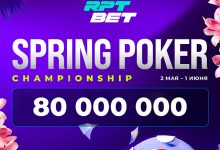 В RPT BET пройдет Spring Poker Championship с общей гарантией 80,000,000 рублей