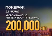 Администрация PokerOK анонсировала турнир micro Omaholic Mystery Bounty Festival с гарантией $200,000